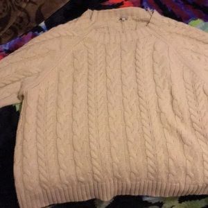 Kismet XL cable sweater